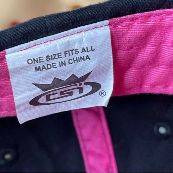 CSI Cowgirl Pink Black and Aqua Trucker Cap “So Many Cowboys So Little Rope” - Picture 11 of 11